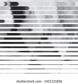 Monochrome geometric vector background. Abstract halftone illustration pattern. Vintage texture