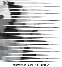Monochrome geometric vector background. Abstract halftone illustration pattern. Vintage texture