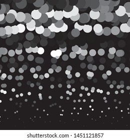 Monochrome geometric vector background. Abstract halftone illustration pattern. Vintage texture