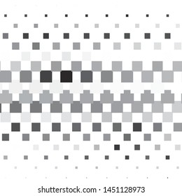 Monochrome geometric vector background. Abstract halftone illustration pattern. Vintage texture