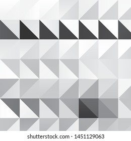 Monochrome geometric vector background. Abstract halftone illustration pattern. Vintage texture