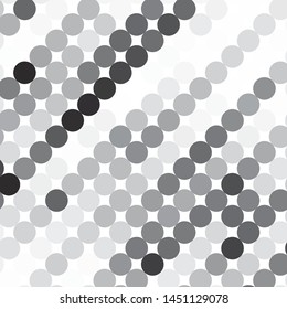 Monochrome geometric vector background. Abstract halftone illustration pattern. Vintage texture