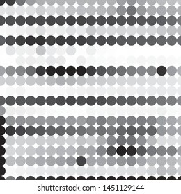 Monochrome geometric vector background. Abstract halftone illustration pattern. Vintage texture