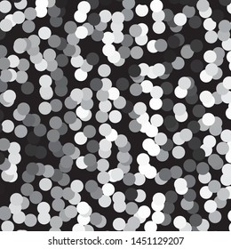 Monochrome geometric vector background. Abstract halftone illustration pattern. Vintage texture