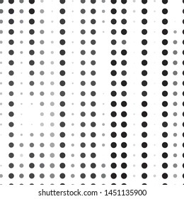 Monochrome geometric vector background. Abstract halftone illustration pattern. Vintage texture