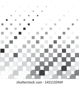 Monochrome geometric vector background. Abstract halftone illustration pattern. Vintage texture