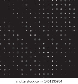 Monochrome geometric vector background. Abstract halftone illustration pattern. Vintage texture