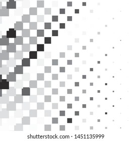 Monochrome geometric vector background. Abstract halftone illustration pattern. Vintage texture
