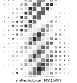 Monochrome geometric vector background. Abstract halftone illustration pattern. Vintage texture