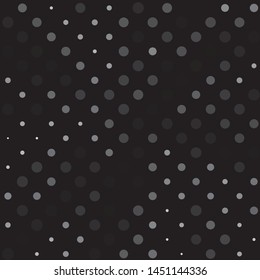 Monochrome geometric vector background. Abstract halftone illustration pattern. Vintage texture
