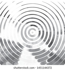 Monochrome geometric vector background. Abstract halftone illustration pattern. Vintage texture