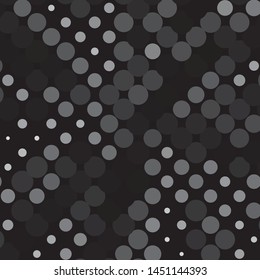Monochrome geometric vector background. Abstract halftone illustration pattern. Vintage texture