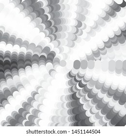 Monochrome geometric vector background. Abstract halftone illustration pattern. Vintage texture