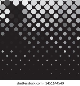 Monochrome geometric vector background. Abstract halftone illustration pattern. Vintage texture
