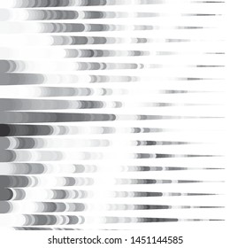 Monochrome geometric vector background. Abstract halftone illustration pattern. Vintage texture