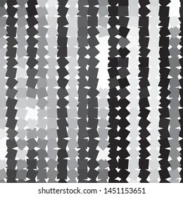 Monochrome geometric vector background. Abstract halftone illustration pattern. Vintage texture