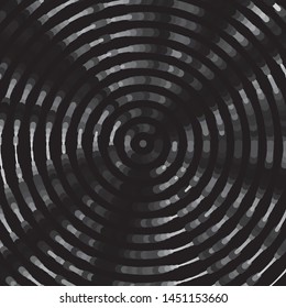 Monochrome geometric vector background. Abstract halftone illustration pattern. Vintage texture