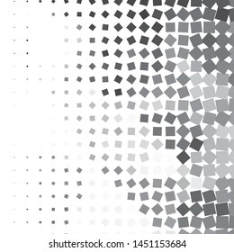 Monochrome geometric vector background. Abstract halftone illustration pattern. Vintage texture
