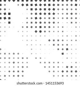 Monochrome geometric vector background. Abstract halftone illustration pattern. Vintage texture