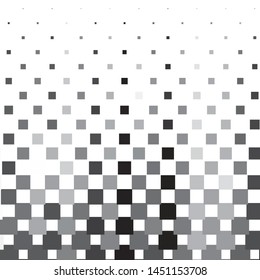 Monochrome geometric vector background. Abstract halftone illustration pattern. Vintage texture