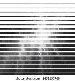 Monochrome geometric vector background. Abstract halftone illustration pattern. Vintage texture