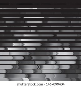 Monochrome geometric vector background. Abstract halftone illustration pattern. Vintage texture