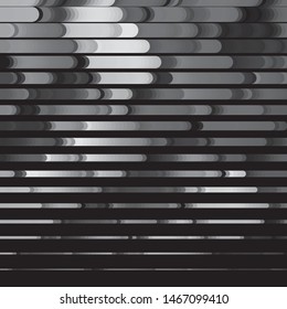 Monochrome geometric vector background. Abstract halftone illustration pattern. Vintage texture