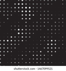 Monochrome geometric vector background. Abstract halftone illustration pattern. Vintage texture