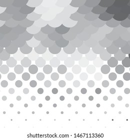 Monochrome geometric vector background. Abstract halftone illustration pattern. Vintage texture