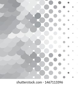 Monochrome geometric vector background. Abstract halftone illustration pattern. Vintage texture