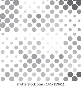 Monochrome geometric vector background. Abstract halftone illustration pattern. Vintage texture