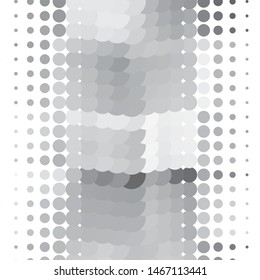 Monochrome geometric vector background. Abstract halftone illustration pattern. Vintage texture