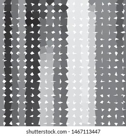 Monochrome geometric vector background. Abstract halftone illustration pattern. Vintage texture