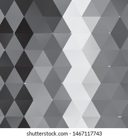 Monochrome geometric vector background. Abstract halftone illustration pattern. Vintage texture