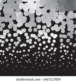 Monochrome geometric vector background. Abstract halftone illustration pattern. Vintage texture
