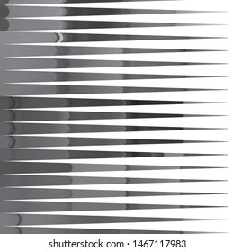 Monochrome geometric vector background. Abstract halftone illustration pattern. Vintage texture