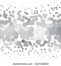 Monochrome geometric vector background. Abstract halftone illustration pattern. Vintage texture