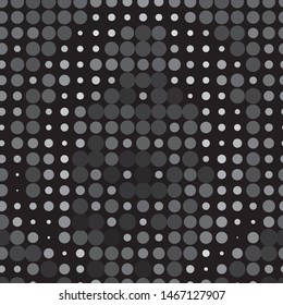Monochrome geometric vector background. Abstract halftone illustration pattern. Vintage texture