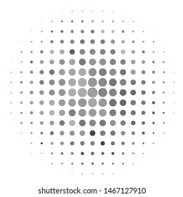 Monochrome geometric vector background. Abstract halftone illustration pattern. Vintage texture