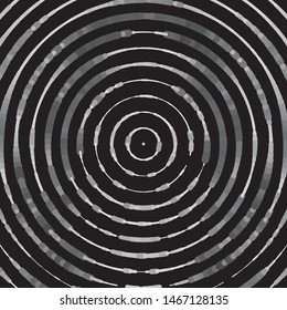 Monochrome geometric vector background. Abstract halftone illustration pattern. Vintage texture