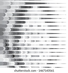Monochrome geometric vector background. Abstract halftone illustration pattern. Vintage texture