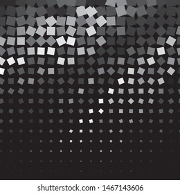 Monochrome geometric vector background. Abstract halftone illustration pattern. Vintage texture
