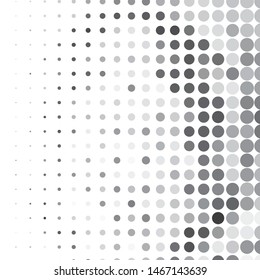 Monochrome geometric vector background. Abstract halftone illustration pattern. Vintage texture