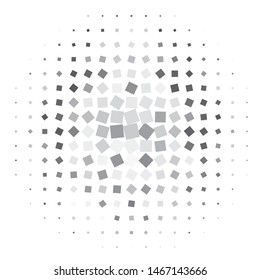 Monochrome geometric vector background. Abstract halftone illustration pattern. Vintage texture