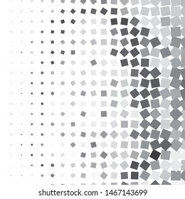 Monochrome geometric vector background. Abstract halftone illustration pattern. Vintage texture
