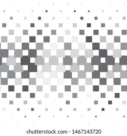 Monochrome geometric vector background. Abstract halftone illustration pattern. Vintage texture