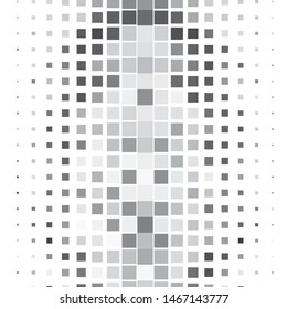 Monochrome geometric vector background. Abstract halftone illustration pattern. Vintage texture