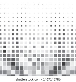 Monochrome geometric vector background. Abstract halftone illustration pattern. Vintage texture