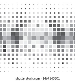Monochrome geometric vector background. Abstract halftone illustration pattern. Vintage texture