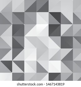 Monochrome geometric vector background. Abstract halftone illustration pattern. Vintage texture